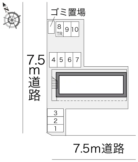 ★手数料０円★大野城市雑餉隈町　月極駐車場（LP）